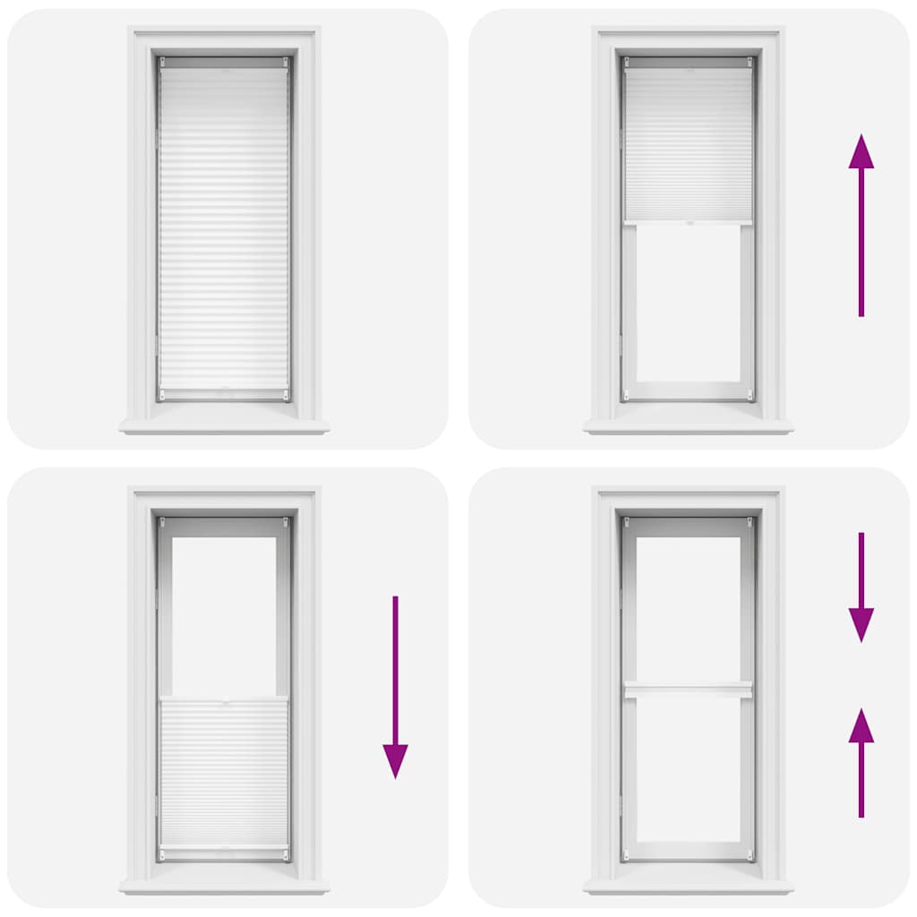 Store plissé Faltrollo Rollo Plisseerollo 40x150cm blanc