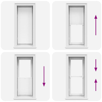 Store plissé Faltrollo Rollo Plisseerollo 40x150cm blanc