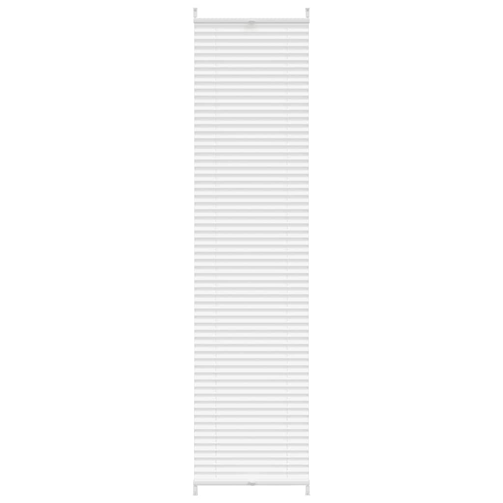 Store plissé sans perçage 40x200cm Blanc