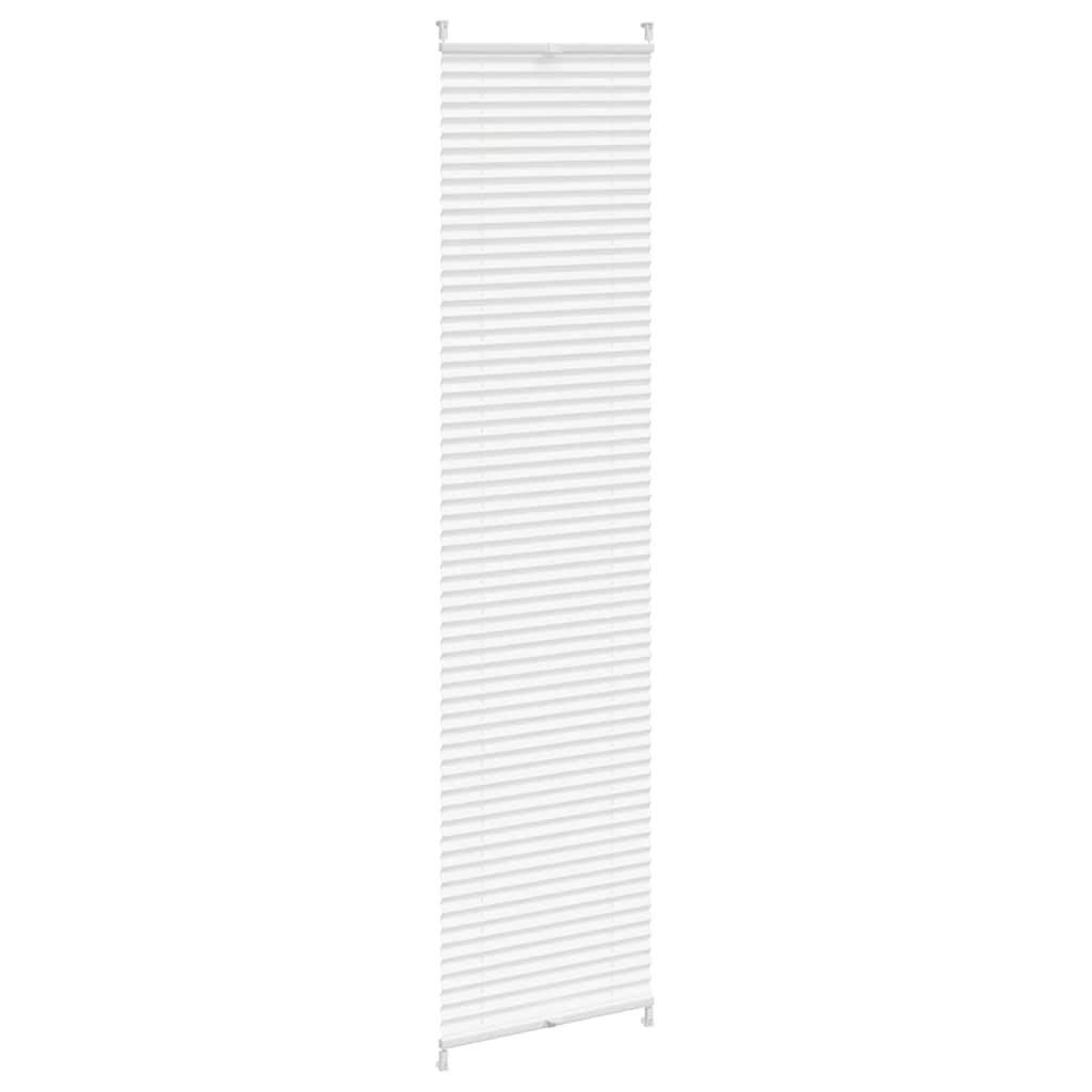 Store plissé sans perçage 40x200cm Blanc