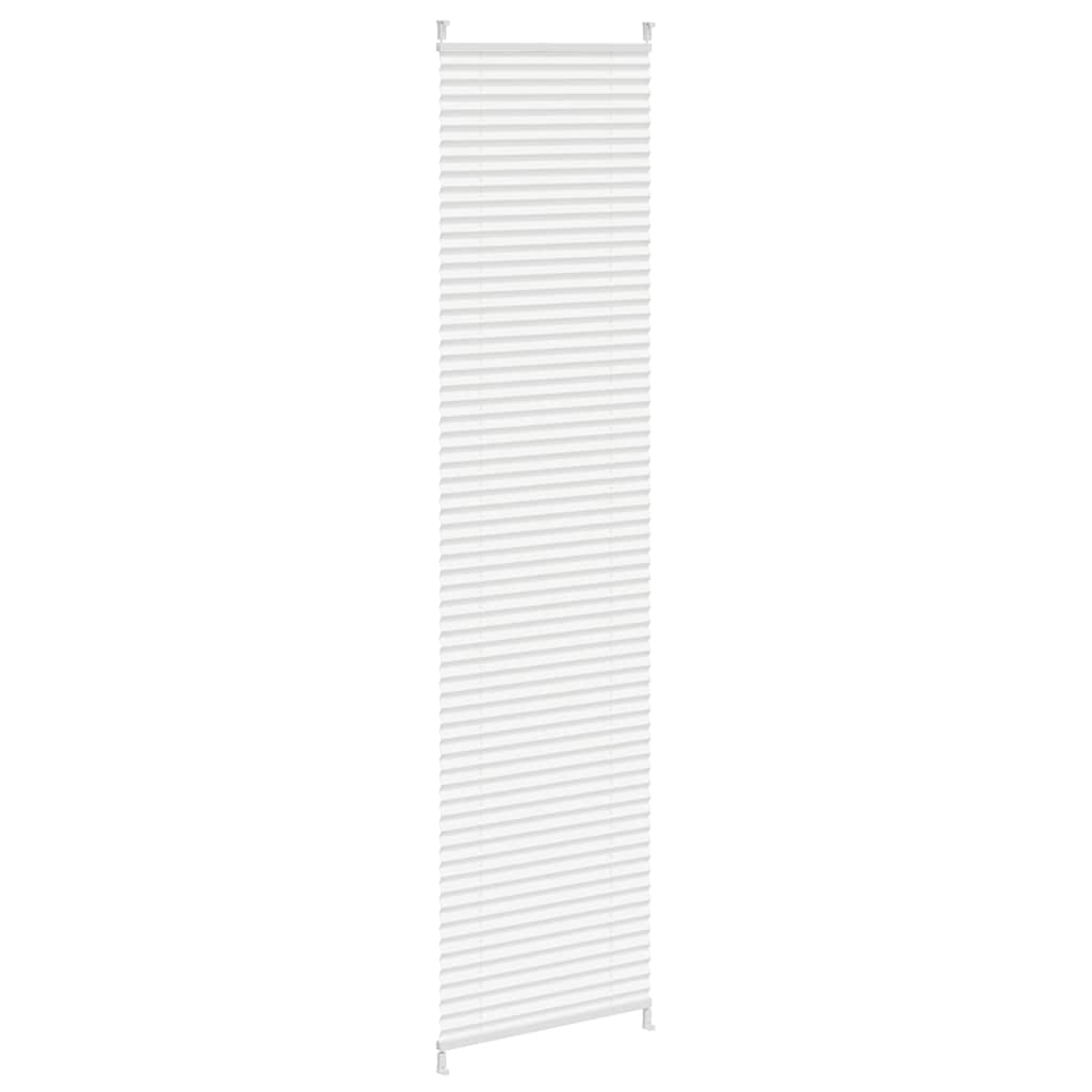 Store plissé sans perçage 40x200cm Blanc