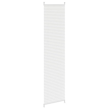 Store plissé sans perçage 40x200cm Blanc