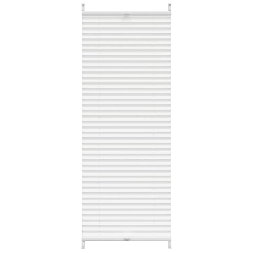 vidaXL Store plissé occultant 60x100 cm blanc
