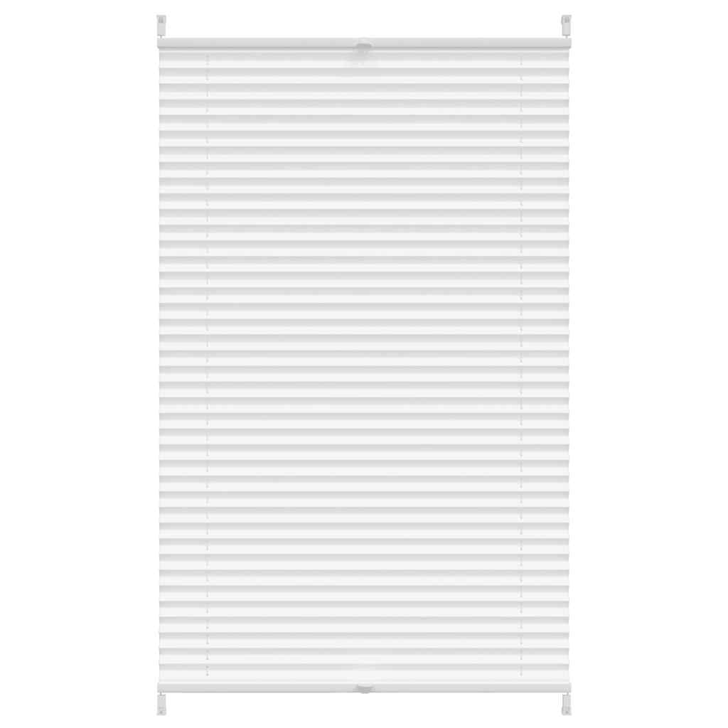 vidaXL Store plissé occultant 70 x 125 cm Blanc