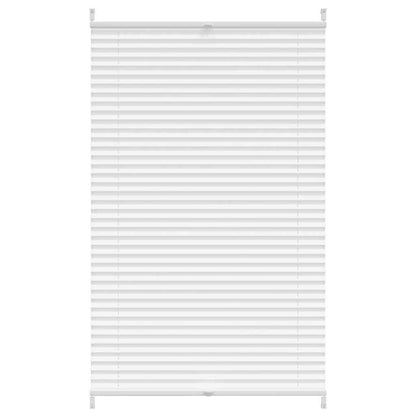 vidaXL Store plissé occultant 70 x 125 cm Blanc