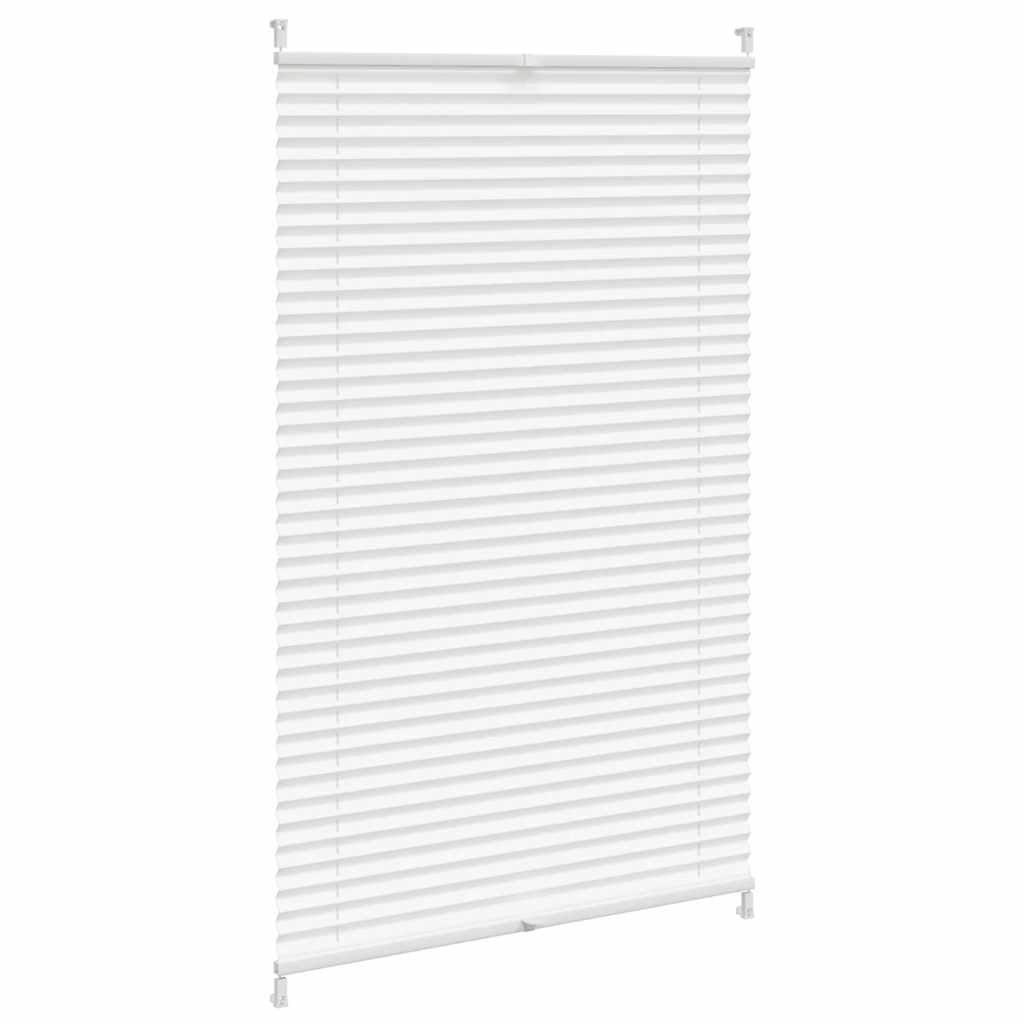 vidaXL Store plissé occultant 70 x 125 cm Blanc