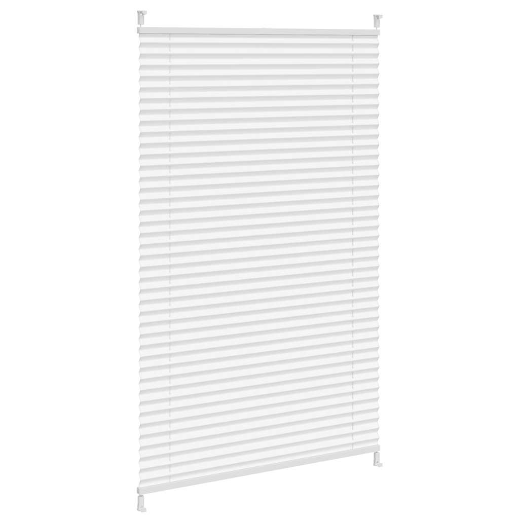 vidaXL Store plissé occultant 70 x 125 cm Blanc