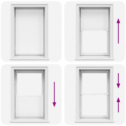 vidaXL Store plissé occultant 70×150 cm Blanc