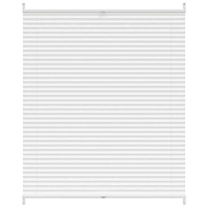 vidaXL Store plissé occultant 100x125 cm Blanc
