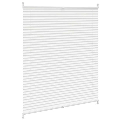vidaXL Store plissé occultant 100x125 cm Blanc