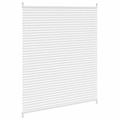 vidaXL Store plissé occultant 100x125 cm Blanc