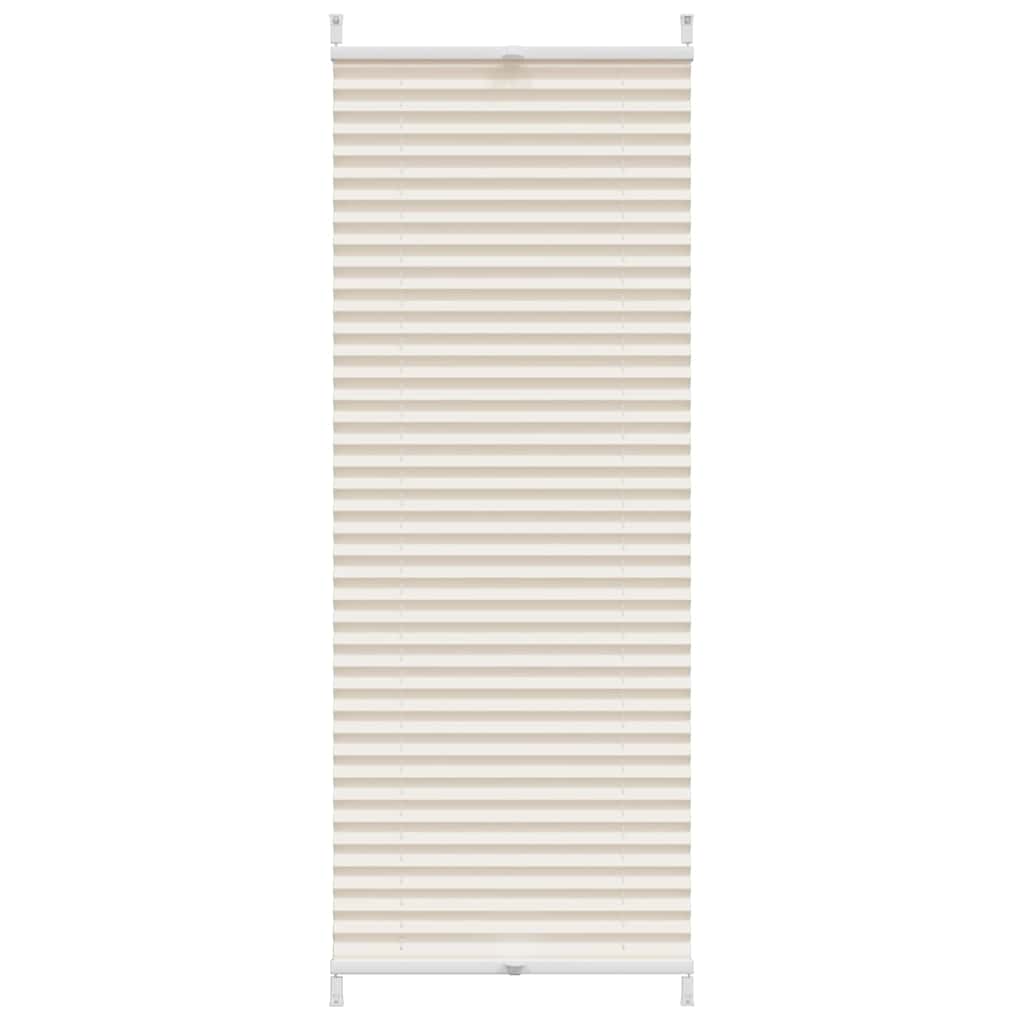 vidaXL Store plissé Store à plis Store plissé 50x150cm Crème