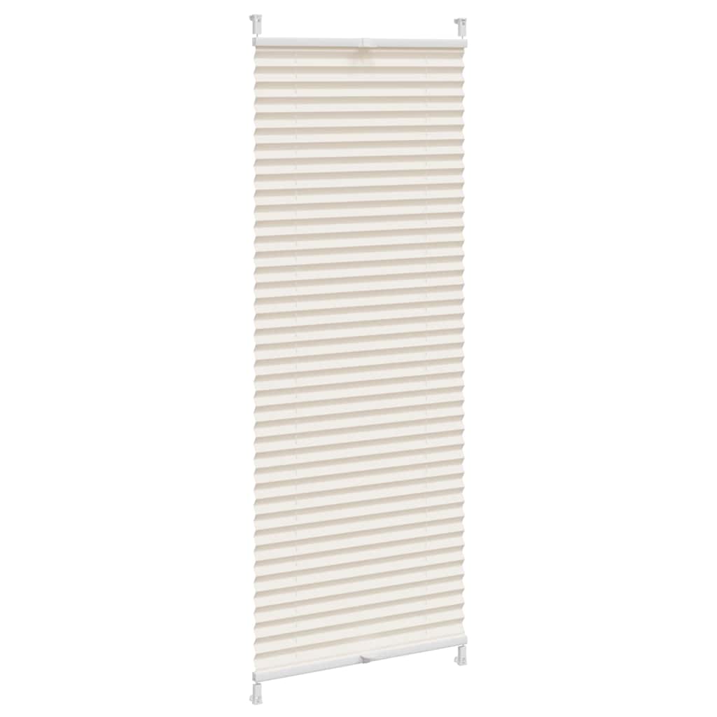 vidaXL Store plissé Store à plis Store plissé 50x150cm Crème