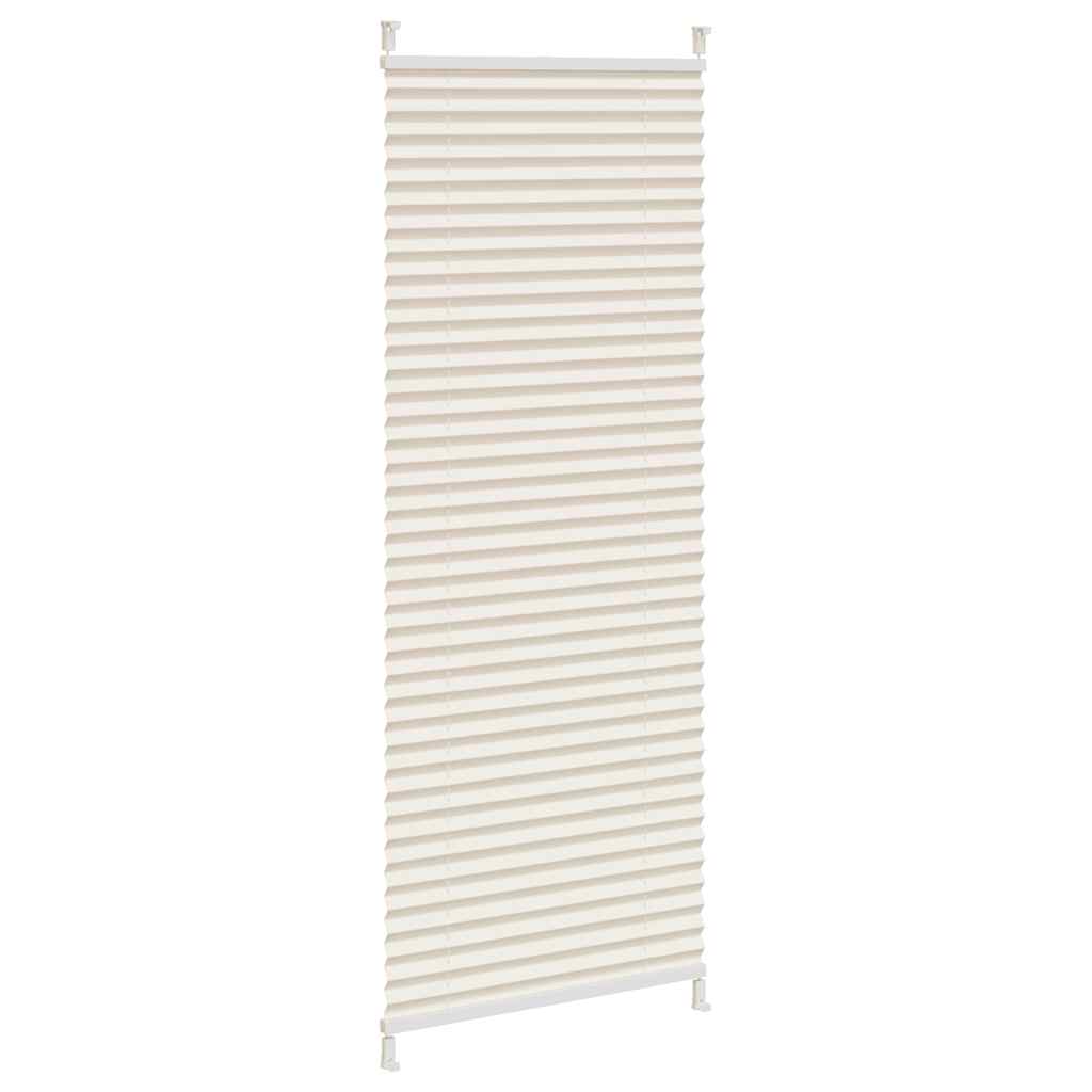 vidaXL Store plissé Store à plis Store plissé 50x150cm Crème