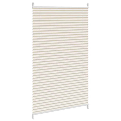 Store plissé enrouleur plissé 70x125cm Crème