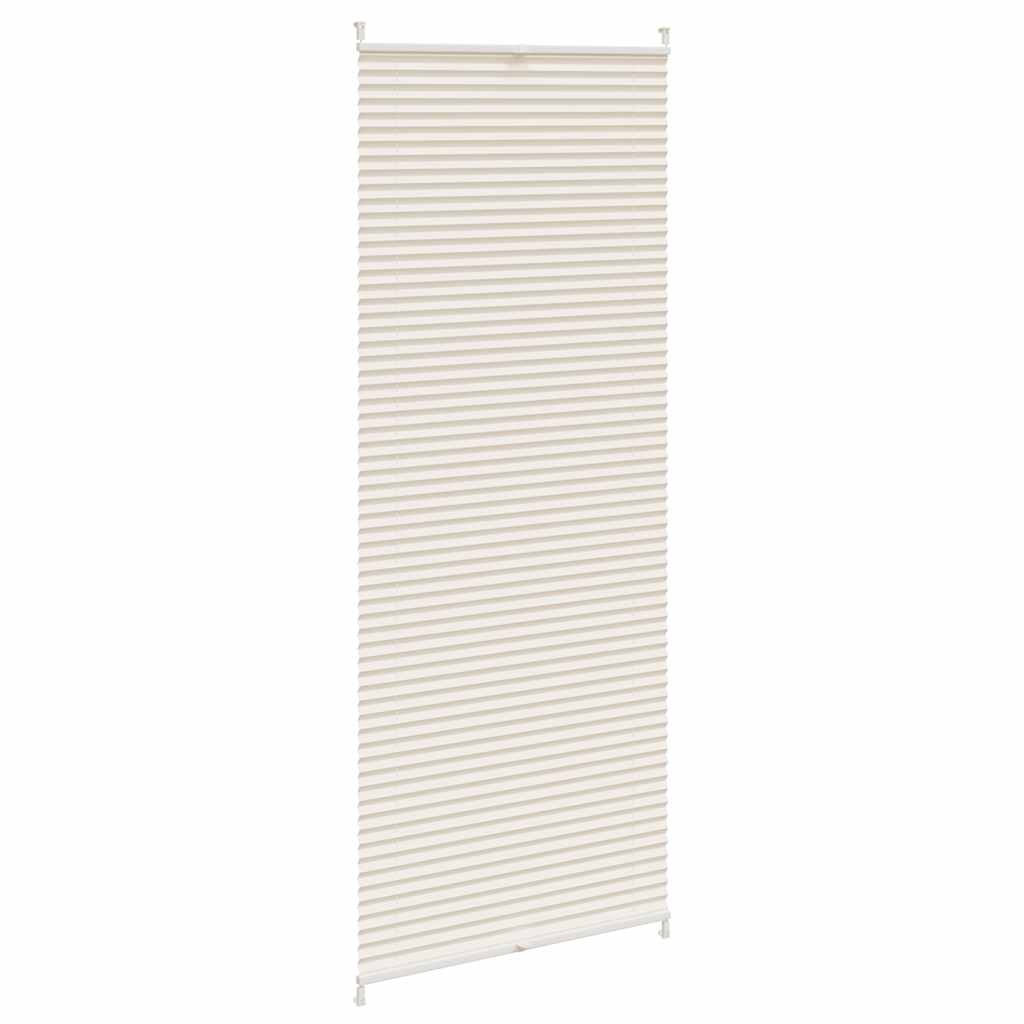 Store plissé enrouleur plissé 70x200cm Crème