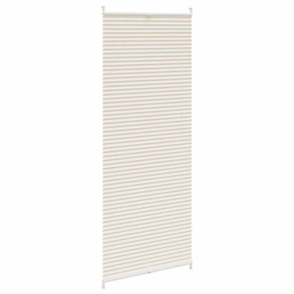 Store plissé enrouleur plissé 70x200cm Crème