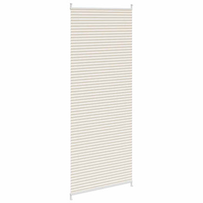 Store plissé enrouleur plissé 70x200cm Crème