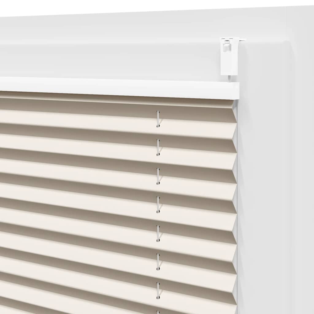 Store plissé enrouleur plissé 70x200cm Crème