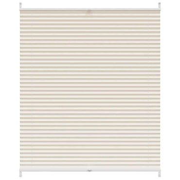 Store plissé 100x125cm Crème