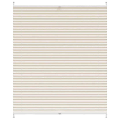 Store plissé 100x125cm Crème