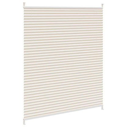 Store plissé 100x125cm Crème