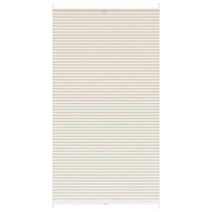 Store plissé occultant 100x200cm Crème