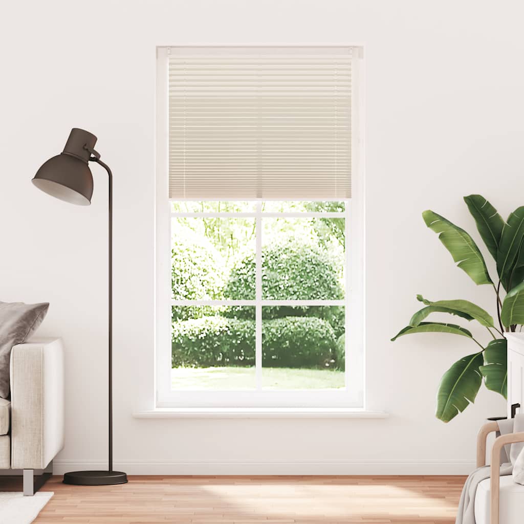 Store plissé occultant 100x200cm Crème
