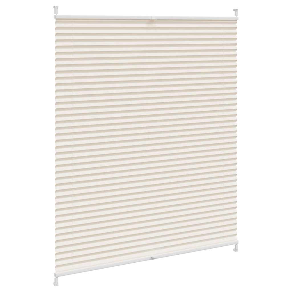 Store plissé 110x100cm Crème