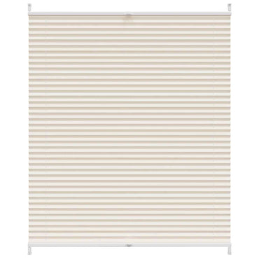 Store plissé pare-soleil 110x150cm Crème