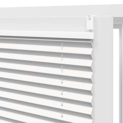 Verdunklungsplissee 110x125 cm Weiß