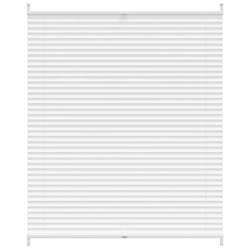 Store plissé rideau plissé 110x150cm blanc