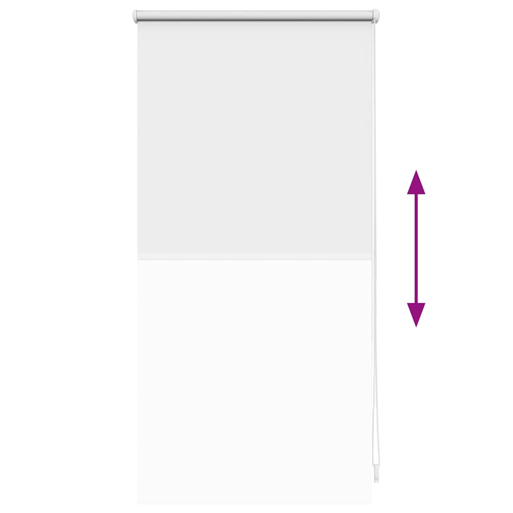 vidaXL Store occultant 44,4 x 100 cm, largeur du tissu 40 cm, blanc