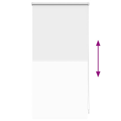 vidaXL Store occultant 44,4 x 100 cm, largeur du tissu 40 cm, blanc