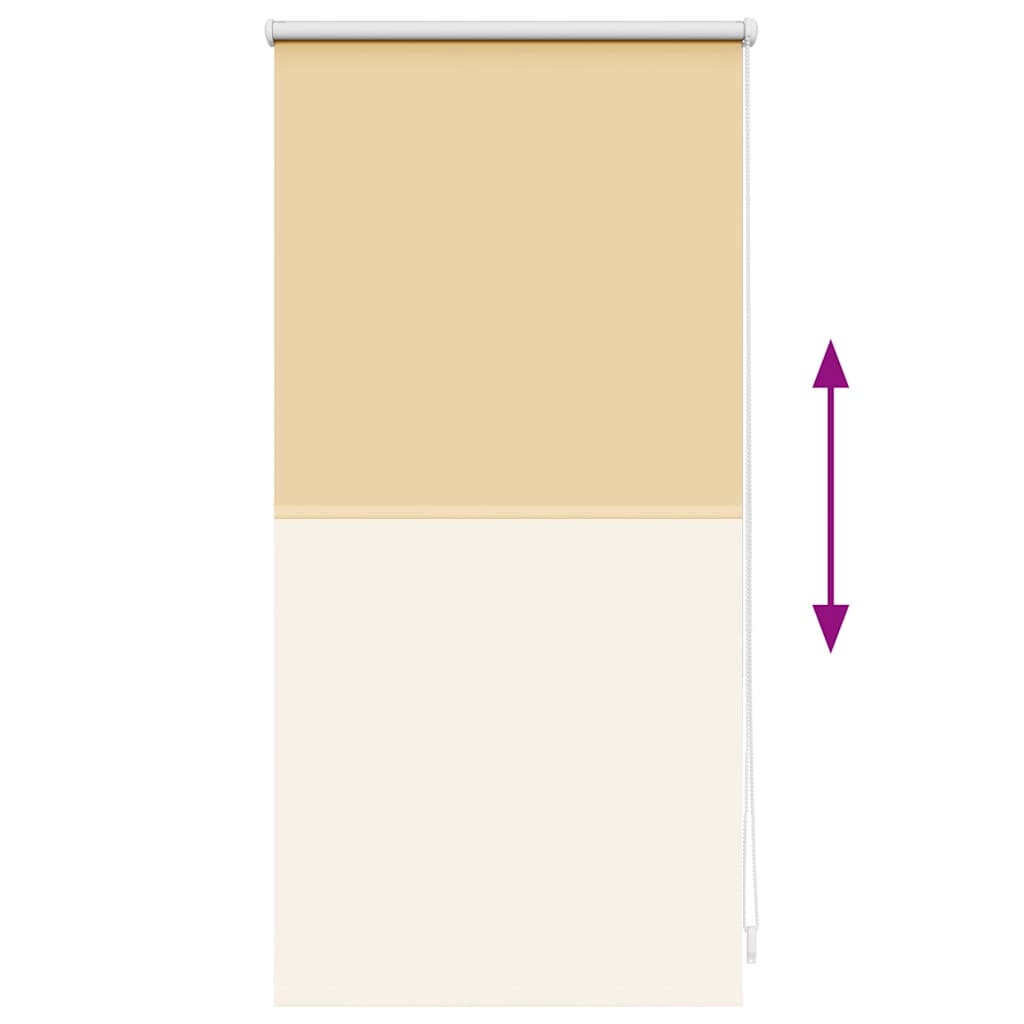 vidaXL Store occultant 44,4 x 100 cm, largeur du tissu 40 cm, beige