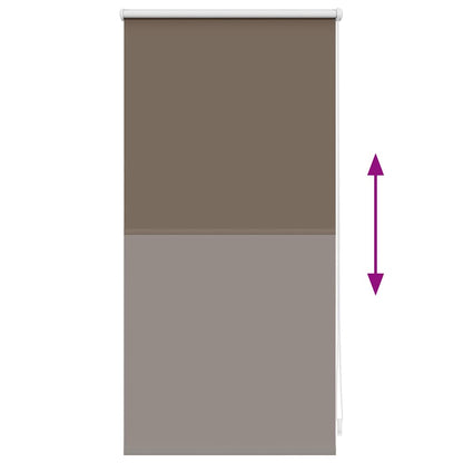 vidaXL Store occultant 44,4 x 100 cm, largeur de tissu 40 cm, marron café