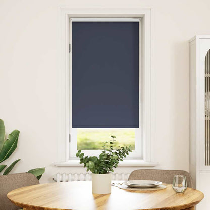 vidaXL Store occultant 44,4 x 100 cm, largeur du tissu 40 cm, bleu marine