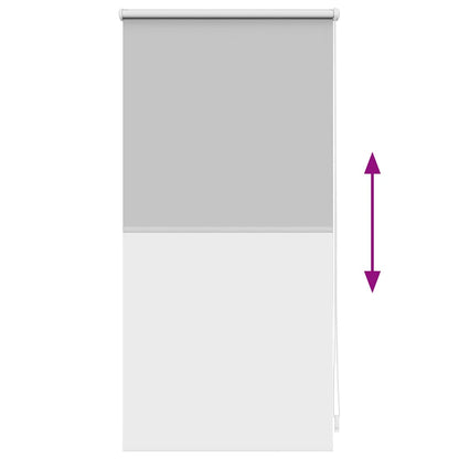 vidaXL Store occultant 44,4 x 100 cm, largeur de tissu 40 cm, Gris