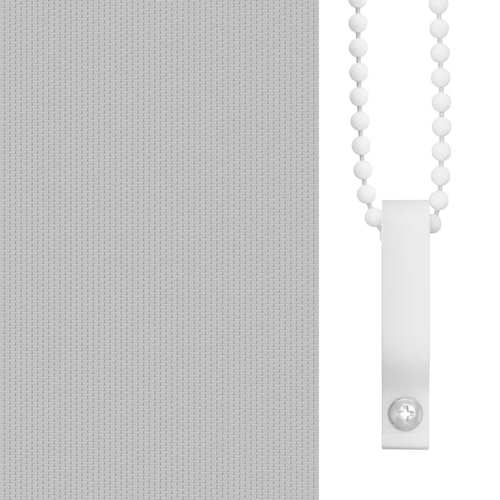 vidaXL Store occultant 44,4 x 100 cm, largeur de tissu 40 cm, Gris