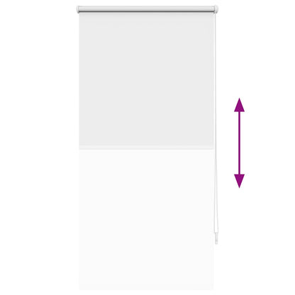 vidaXL Store occultant 64,4 x 120 cm, largeur du tissu 60 cm, blanc