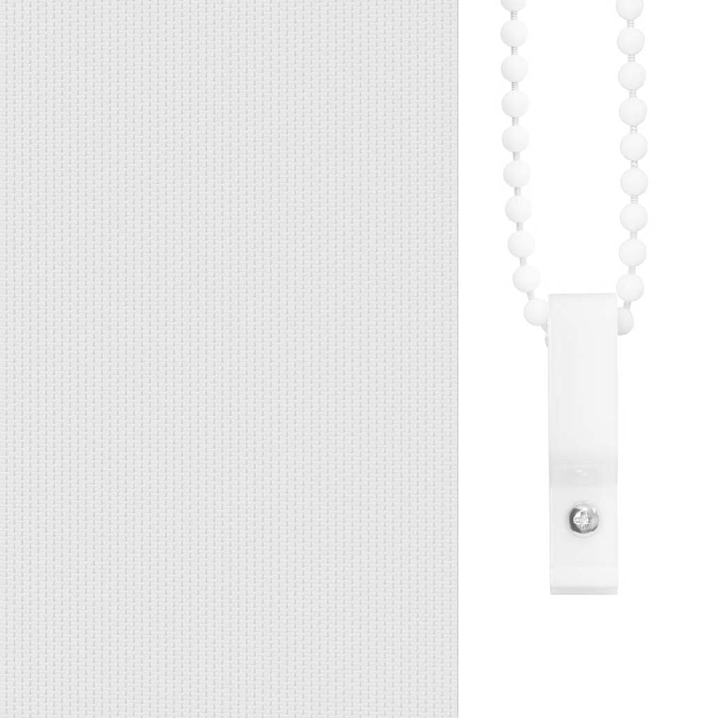 vidaXL Store occultant 64,4 x 120 cm, largeur du tissu 60 cm, blanc