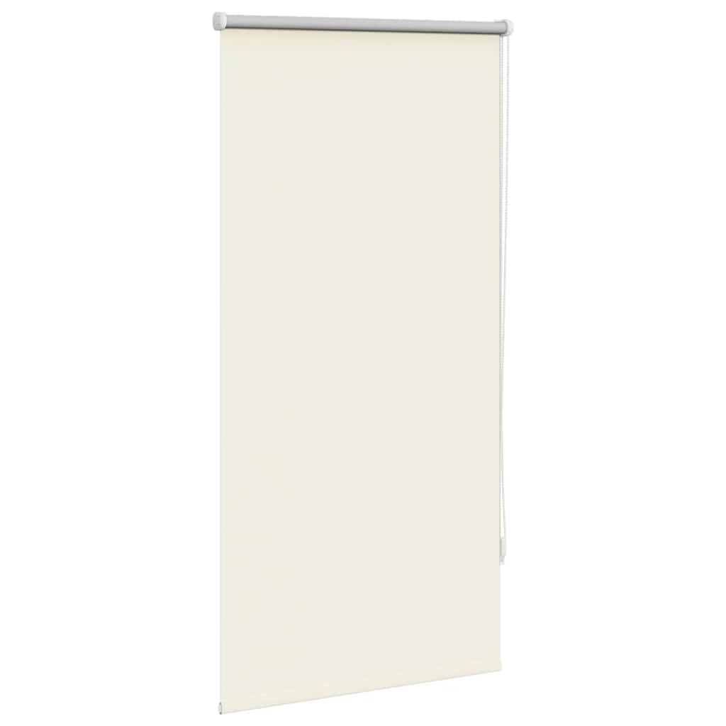 vidaXL Verdunkelungsrollo 64,4 x 120 cm, Stoffbreite 60 cm, Gebrochen Weiß