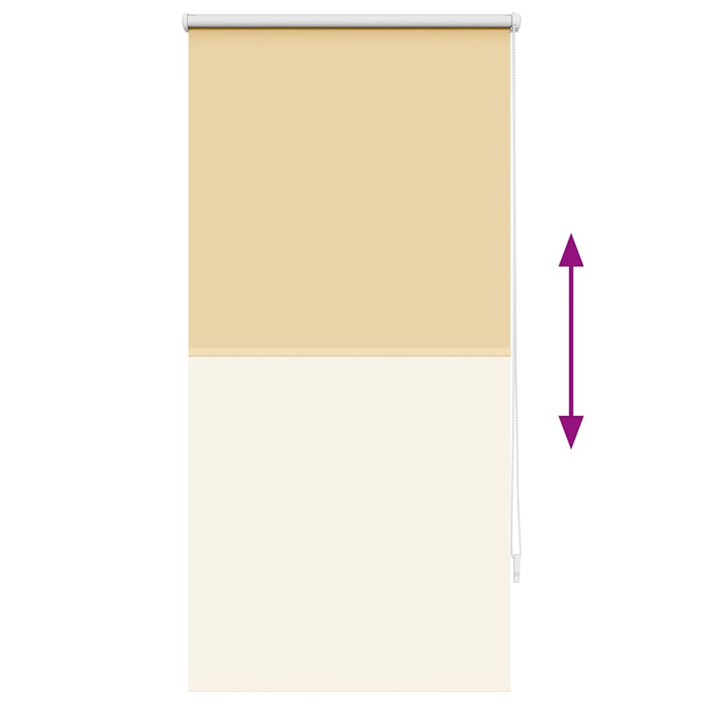 vidaXL Store occultant 64,4 x 120 cm, largeur du tissu 60 cm, beige