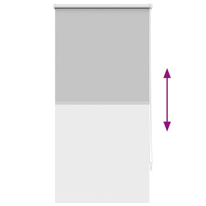 vidaXL Store occultant 64,4 x 120 cm, largeur du tissu 60 cm, gris