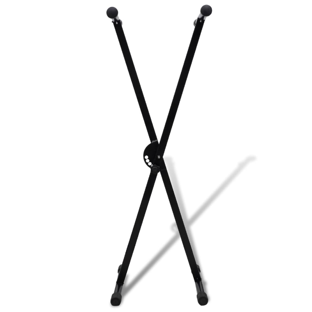 Support de clavier en X réglable à simple croisillon