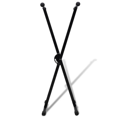 Support de clavier en X réglable à simple croisillon