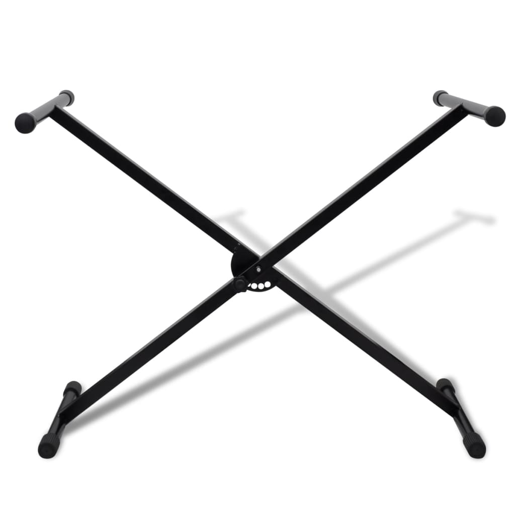 Support de clavier en X réglable à simple croisillon