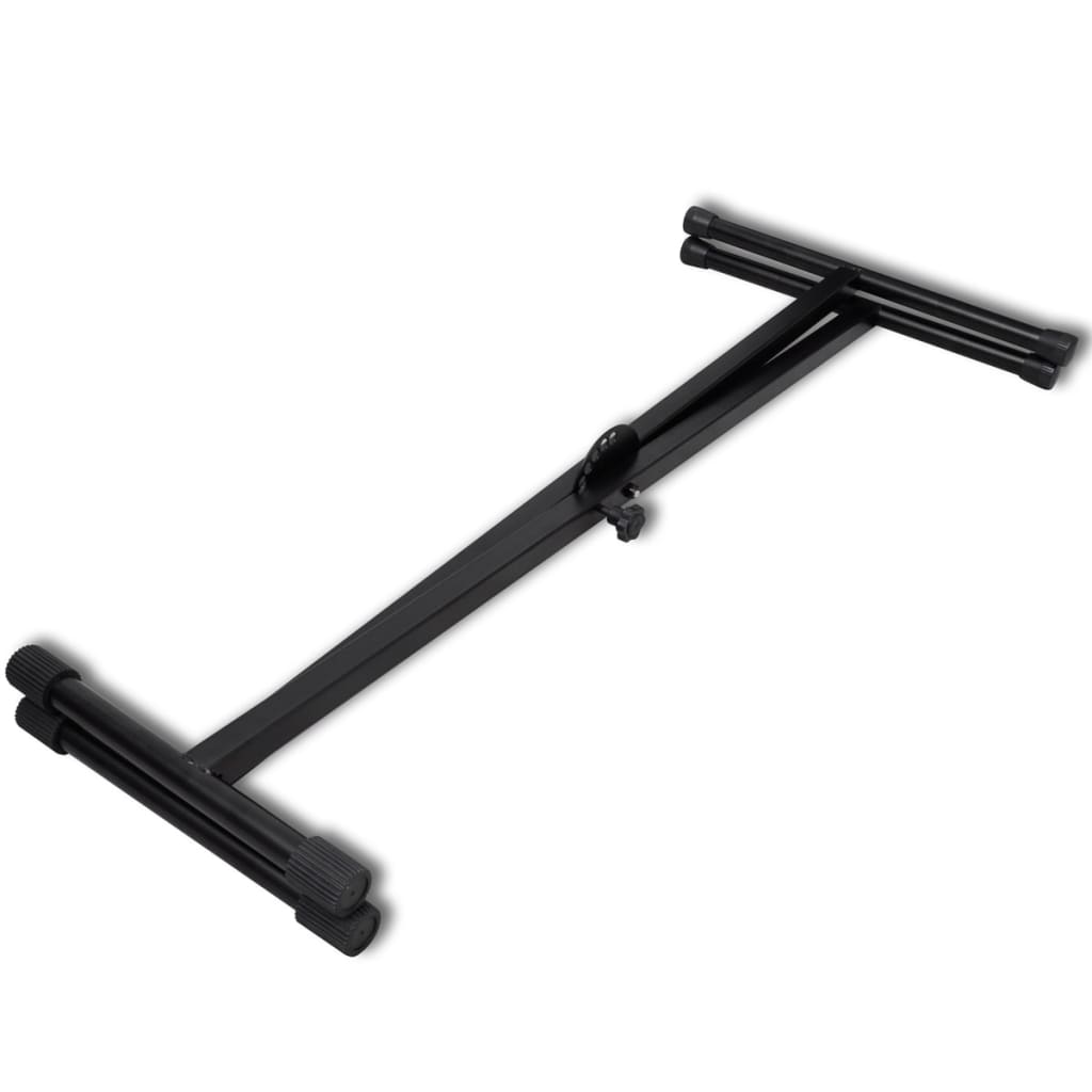 Support de clavier en X réglable à simple croisillon