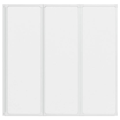 Duschwand 117x120 cm 3 Paneele Faltbar