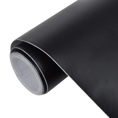 Film adhésif pour voiture noir mat 500x152 cm imperméable sans bulles